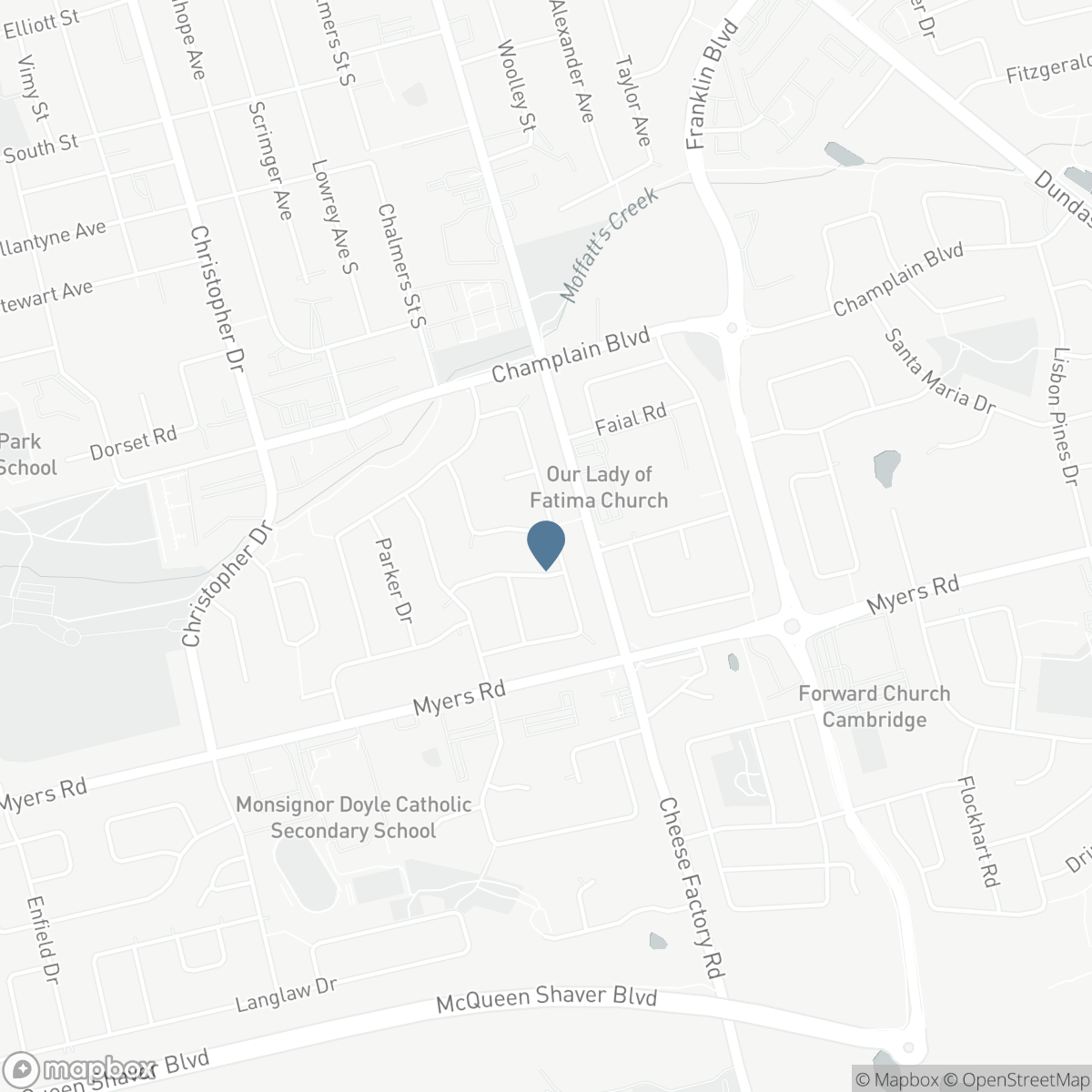 100 MOFFAT Drive, Cambridge, Ontario N1R 6E4